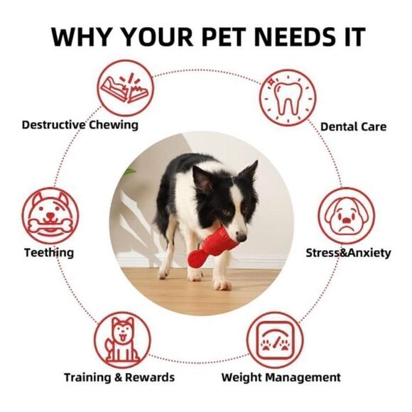 Bacon flavored dog toy - Picture 5 of 6